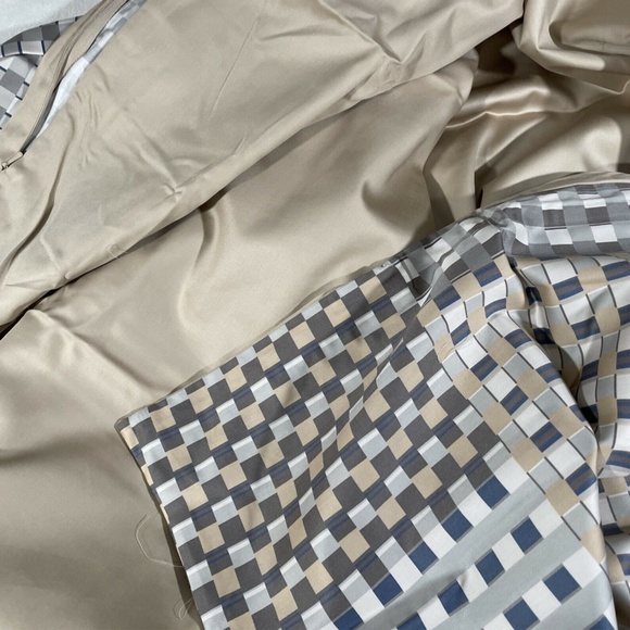 NWT Hotel Collection Patchwork Duvet Cover ONLY [ Full / Queen ]‎ - Picture 10 of 12